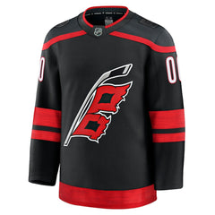 Carolina Hurricanes Fanatics Home Premium Custom Jersey - Black Jerseys