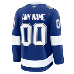 Tampa Bay Lightning Fanatics Home Premium Custom Jersey - Blue Jerseys