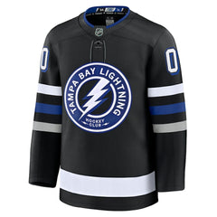 Tampa Bay Lightning Fanatics Alternate Premium Custom Jersey - Black Jerseys