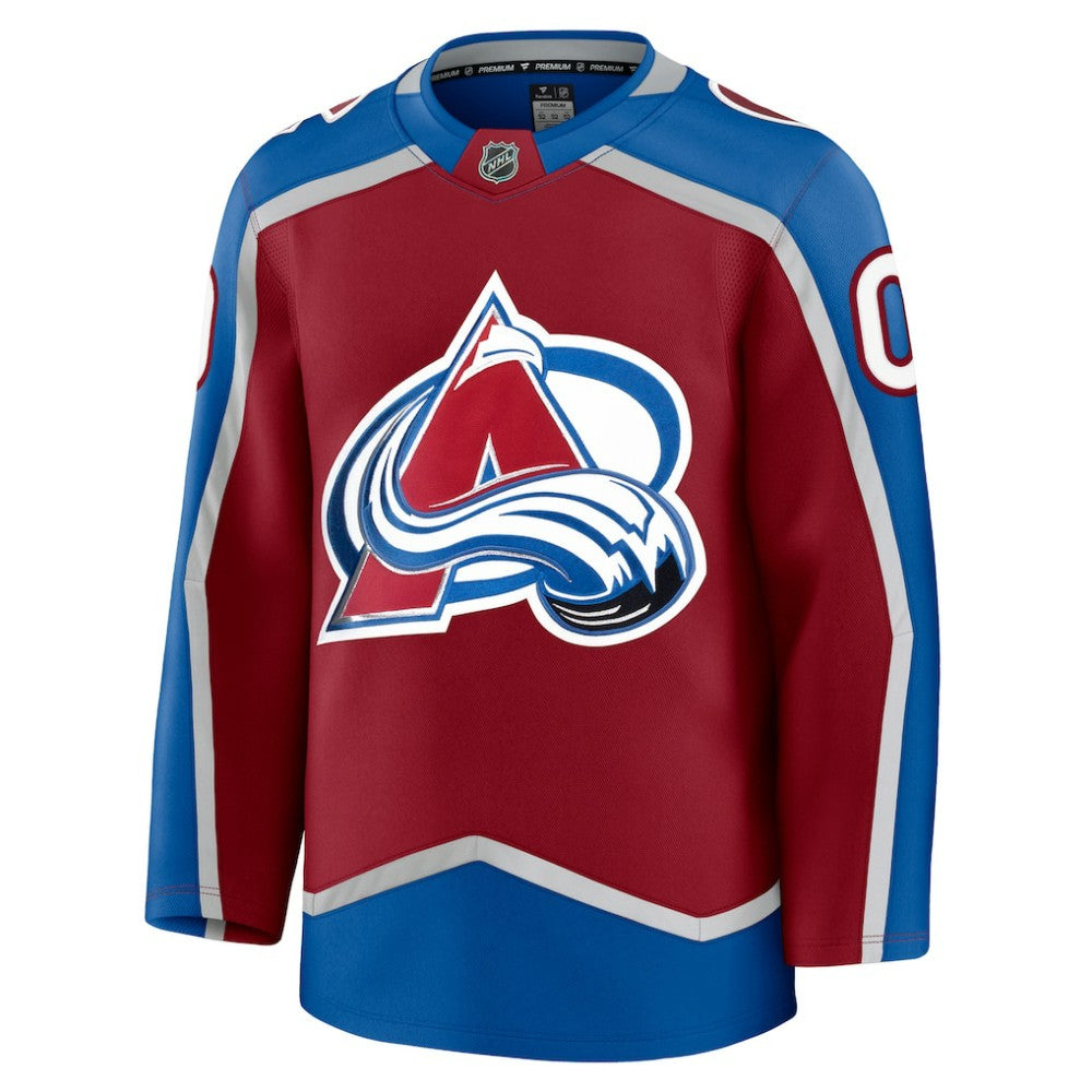 Colorado Avalanche Fanatics Home Premium Custom Jersey - Burgundy Jerseys