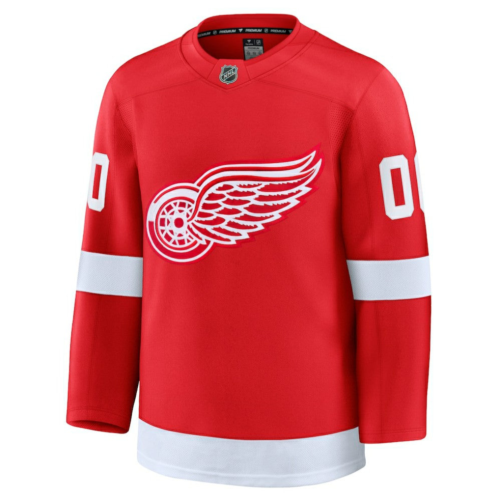 Detroit Red Wings Fanatics Home Premium Custom Jersey - Red Jerseys