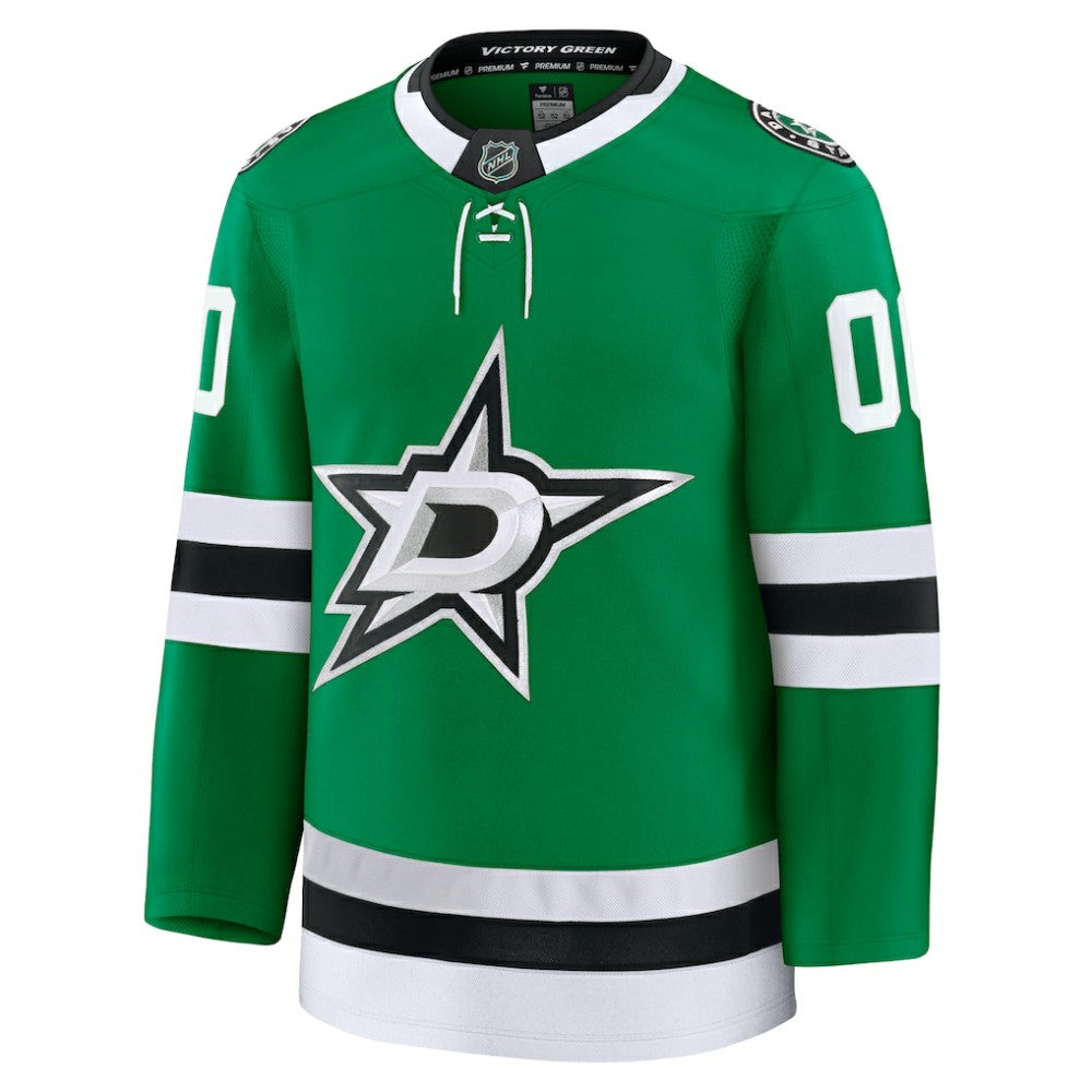 Dallas Stars Fanatics Home Premium Custom Jersey - Kelly Green Jerseys