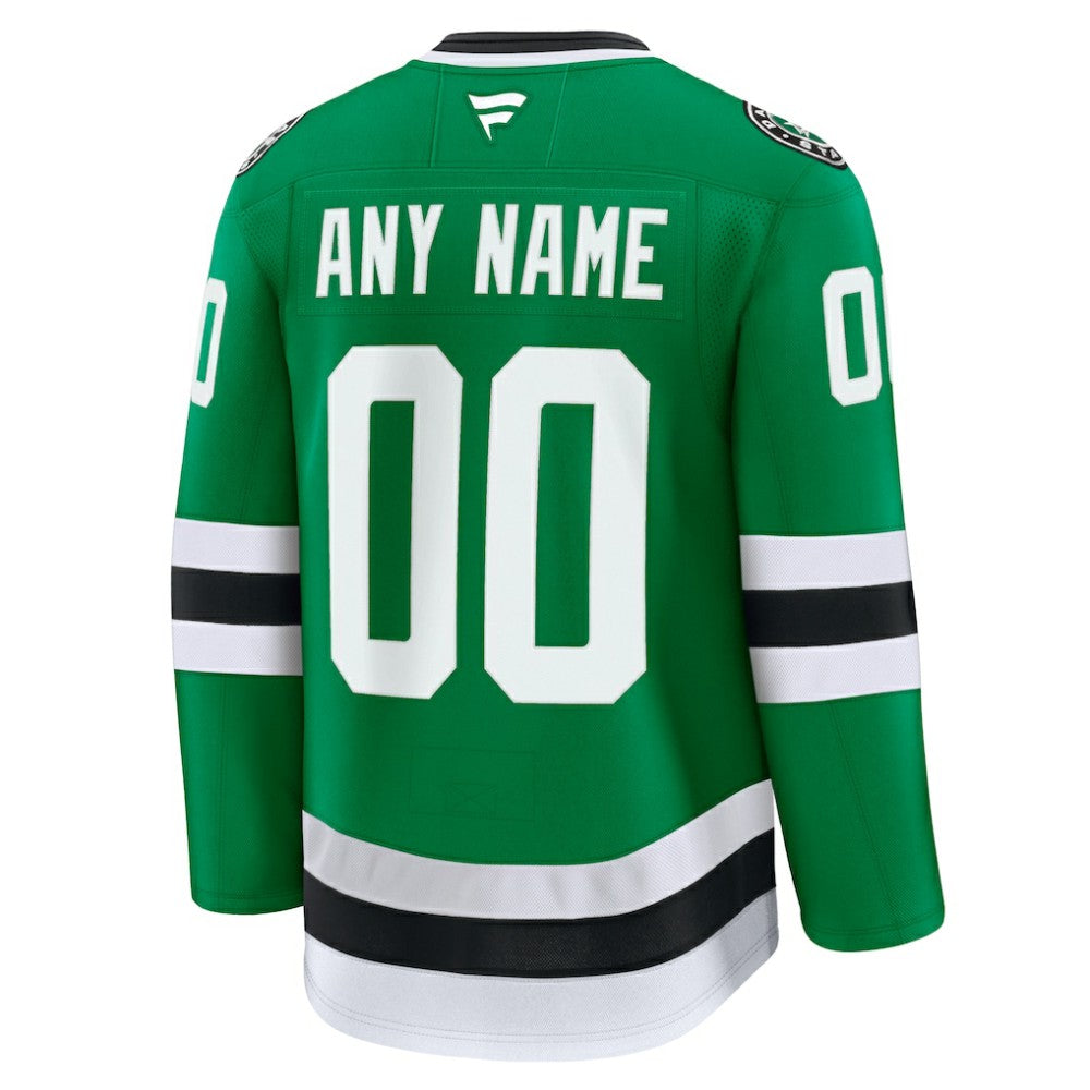 Dallas Stars Fanatics Home Premium Custom Jersey - Kelly Green Jerseys