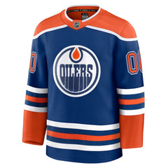 Edmonton Oilers Fanatics Home Premium Custom Jersey - Royal Jerseys