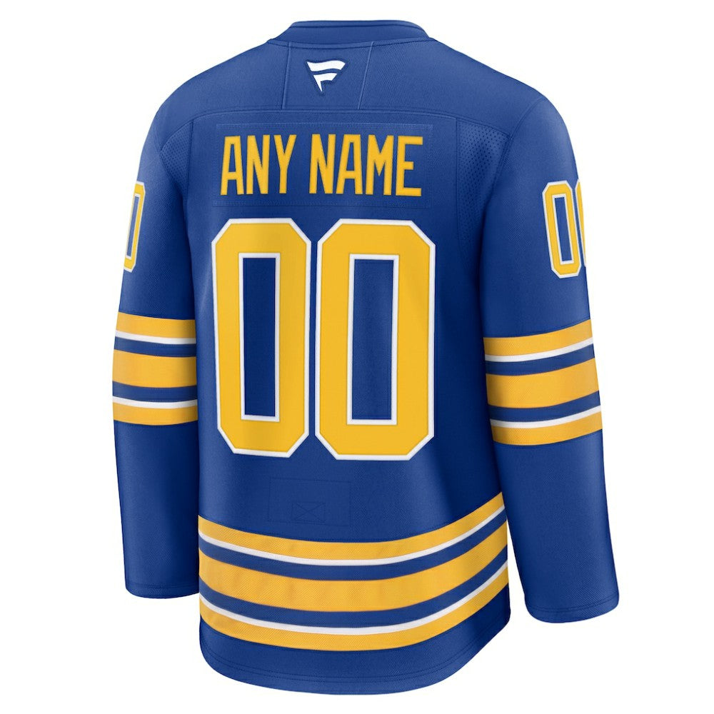 Buffalo Sabres Fanatics Home Premium Custom Jersey - Royal Jerseys
