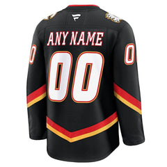 Calgary Flames Fanatics Alternate Premium Custom Jersey - Black Jerseys