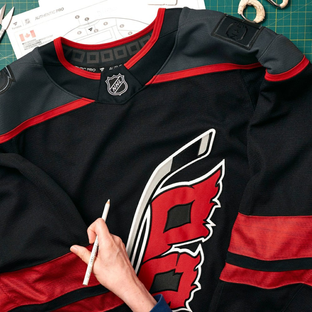 Carolina Hurricanes Fanatics Home Authentic Pro Custom Jersey - Black Jerseys