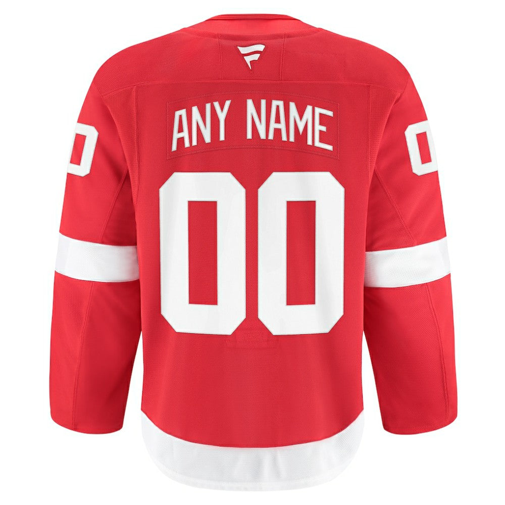 Detroit Red Wings Fanatics Home Authentic Pro Custom Jersey - Red Jerseys