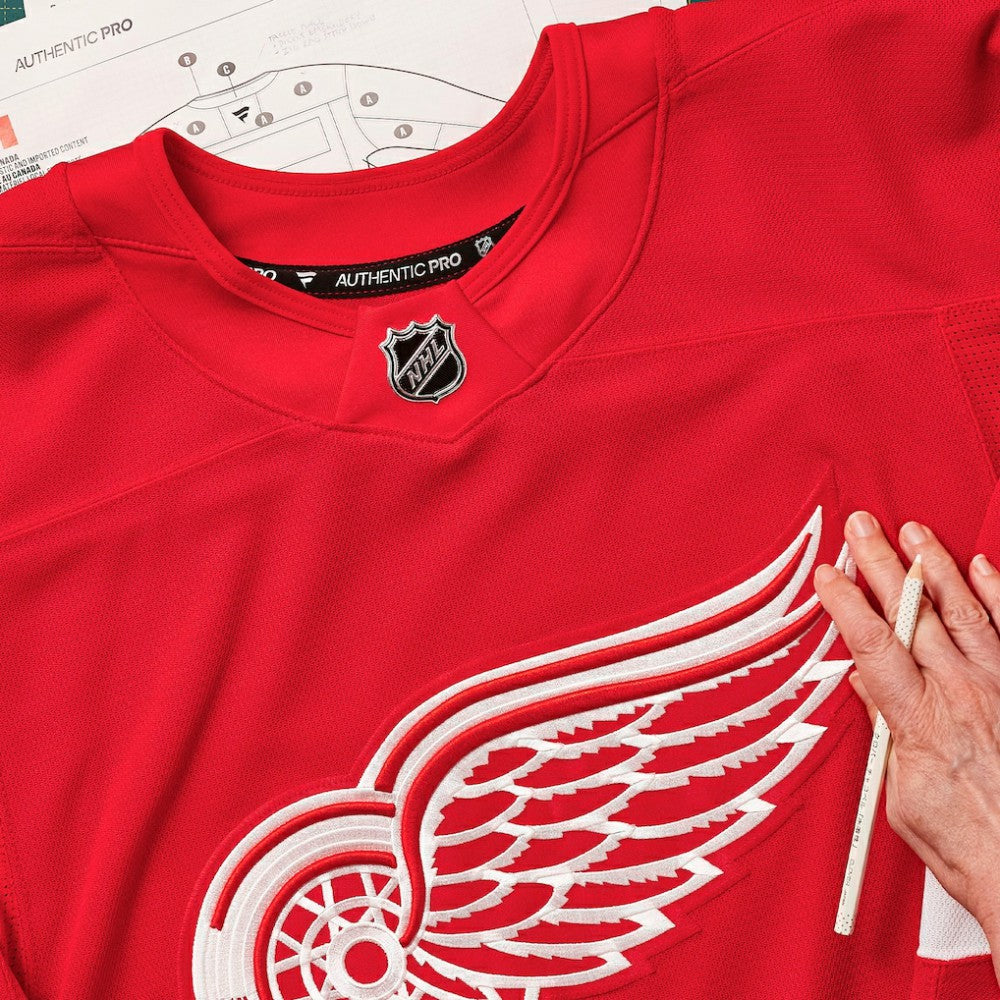 Detroit Red Wings Fanatics Home Authentic Pro Custom Jersey - Red Jerseys