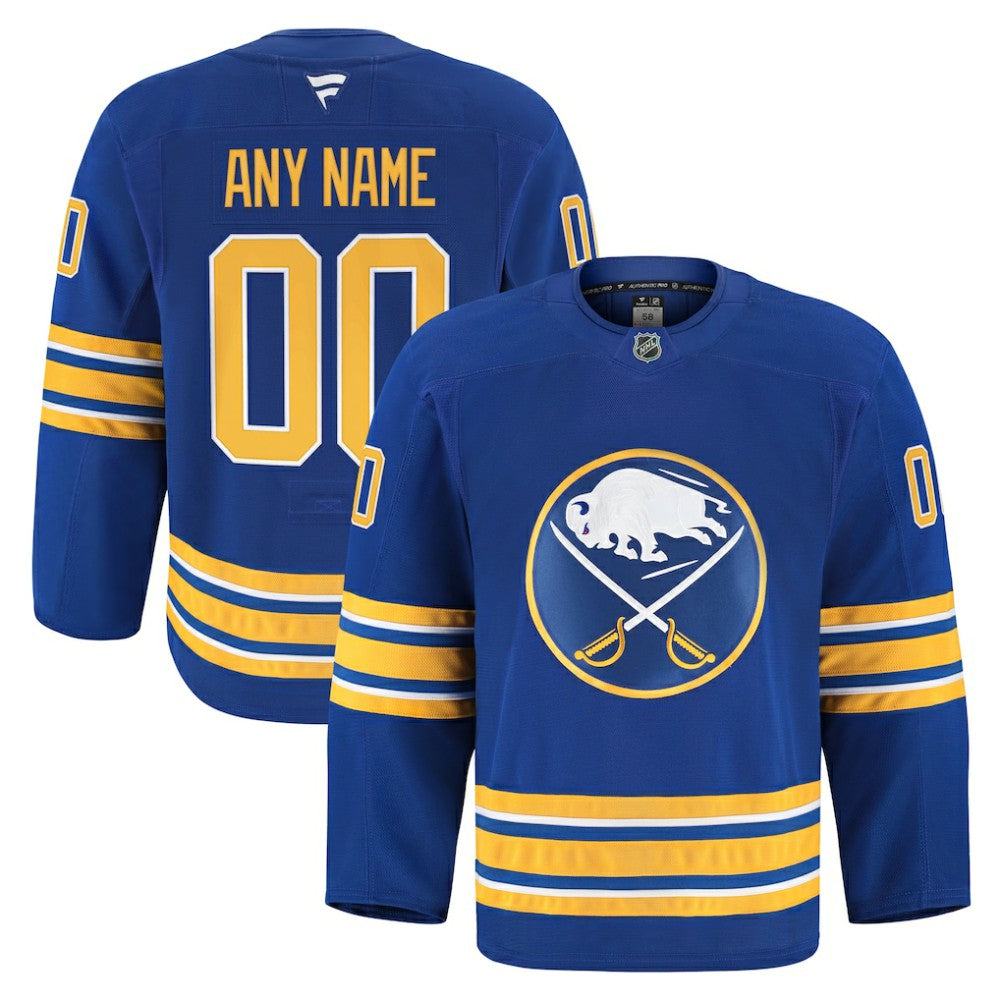 Buffalo Sabres Fanatics Home Authentic Pro Custom Jersey - Royal Jerseys