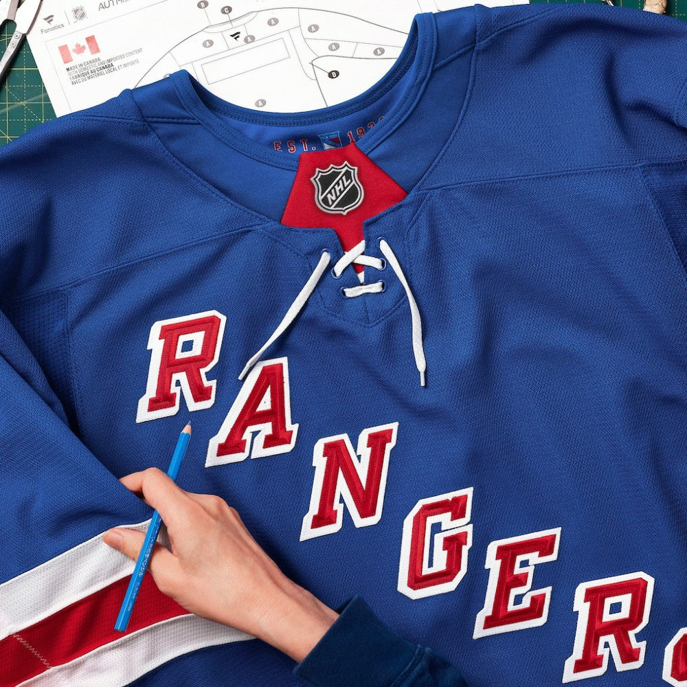New York Rangers Fanatics Home Authentic Pro Custom Jersey - Royal Jerseys
