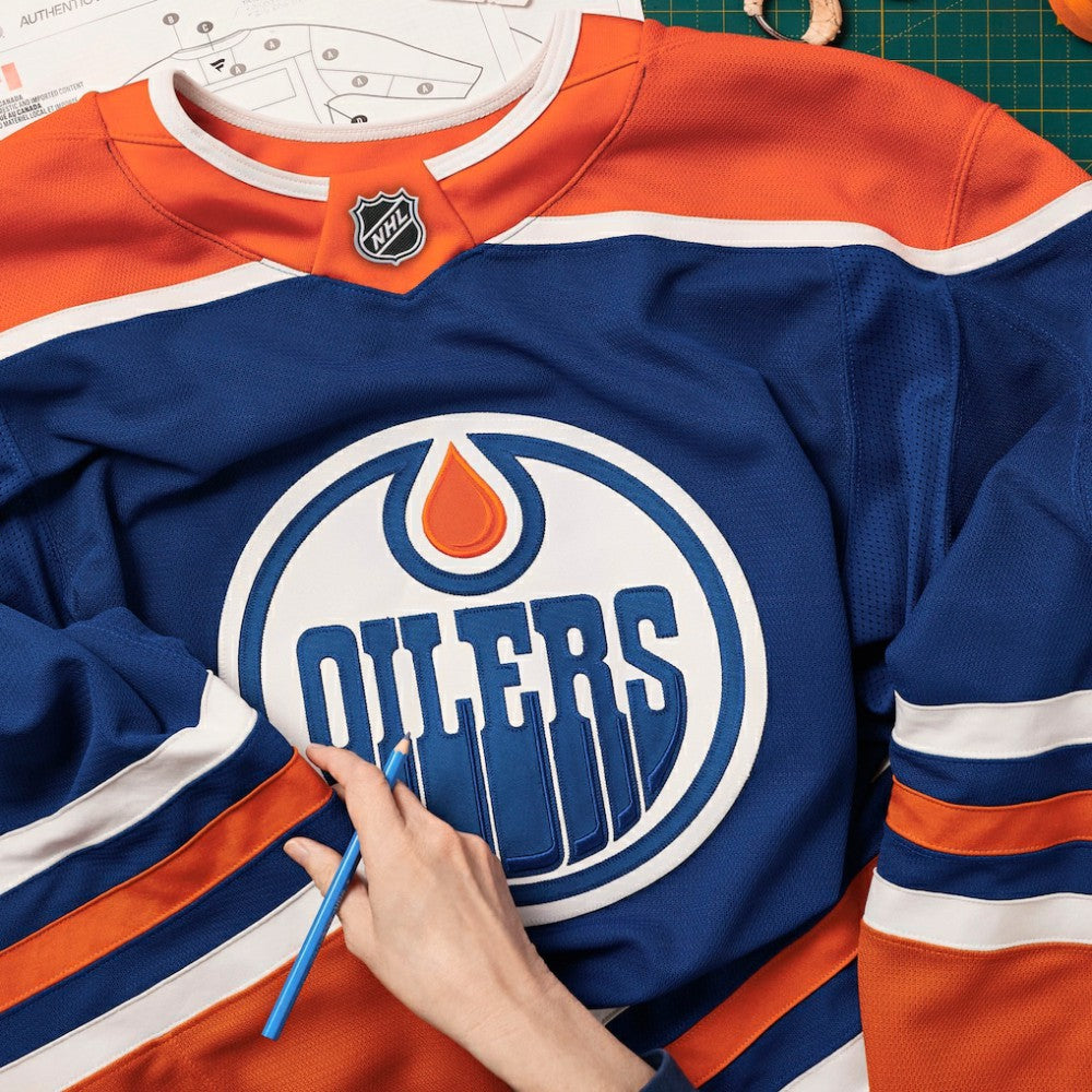 Edmonton Oilers Fanatics Home Authentic Pro Custom Jersey - Royal Jerseys