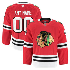 Chicago Blackhawks Fanatics Home Authentic Pro Custom Jersey - Red Jerseys