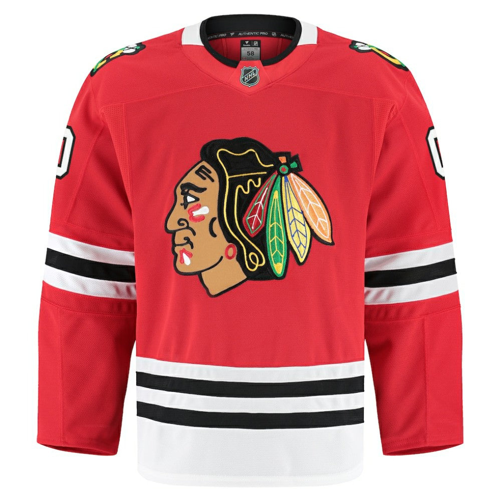 Chicago Blackhawks Fanatics Home Authentic Pro Custom Jersey - Red Jerseys