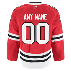 Chicago Blackhawks Fanatics Home Authentic Pro Custom Jersey - Red Jerseys