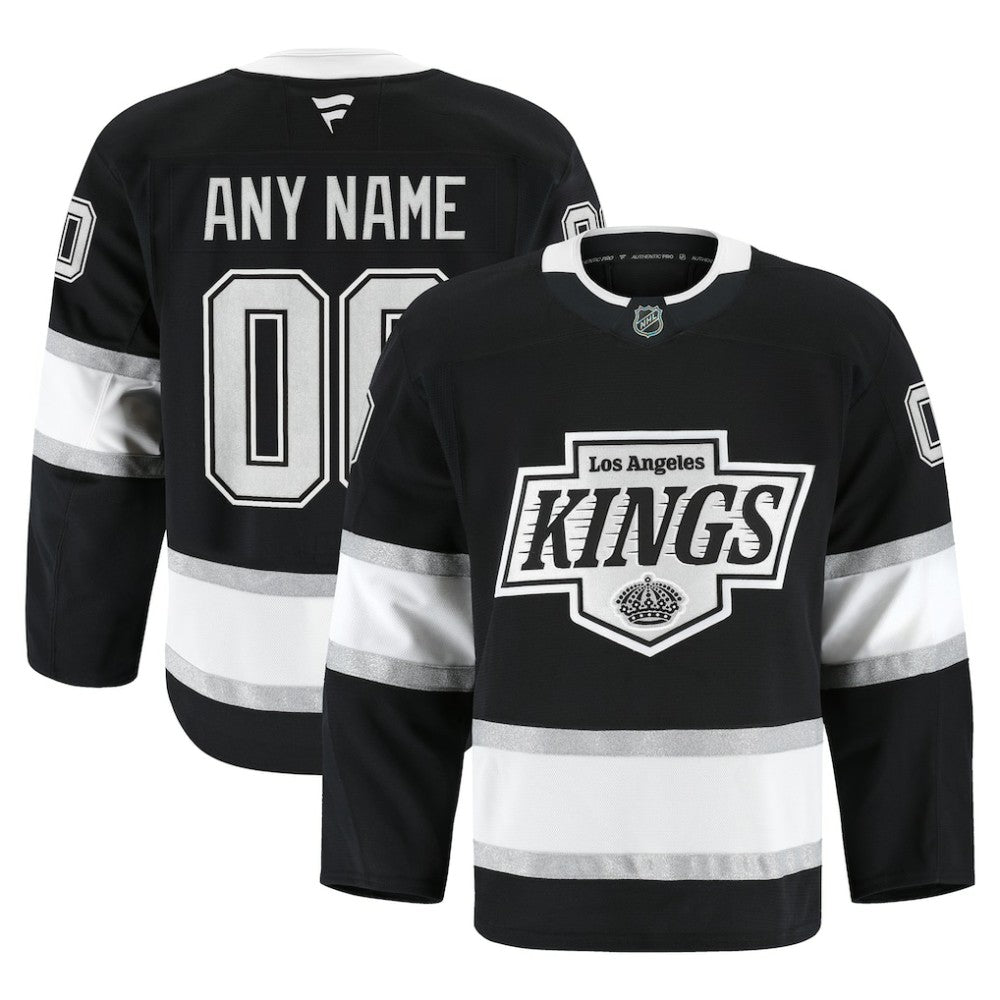 Los Angeles Kings Fanatics Home Authentic Pro Custom Jersey - Black Jerseys