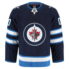 Winnipeg Jets Fanatics Home Authentic Pro Custom Jersey - Navy Jerseys