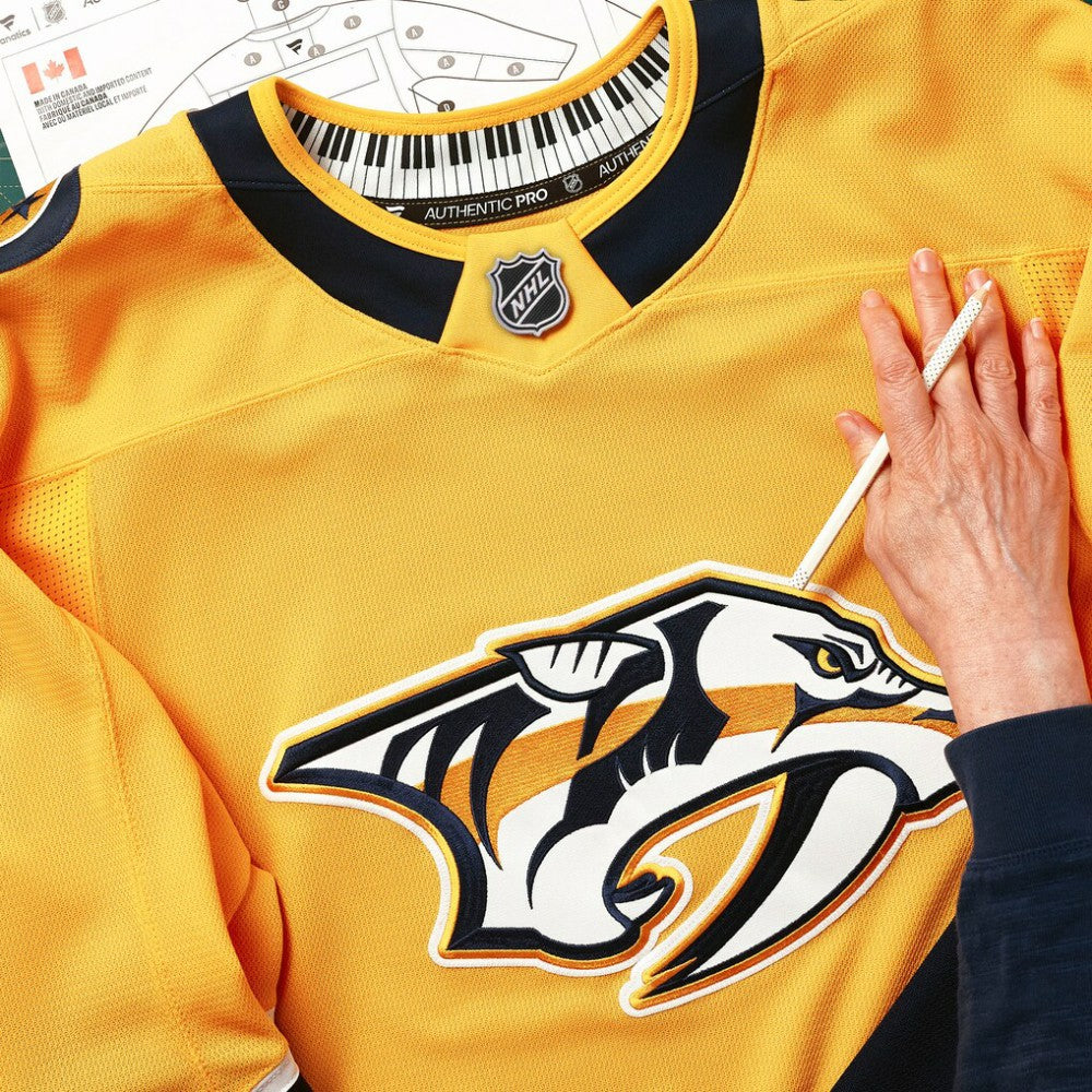Nashville Predators Fanatics Home Authentic Pro Custom Jersey - Gold Jerseys