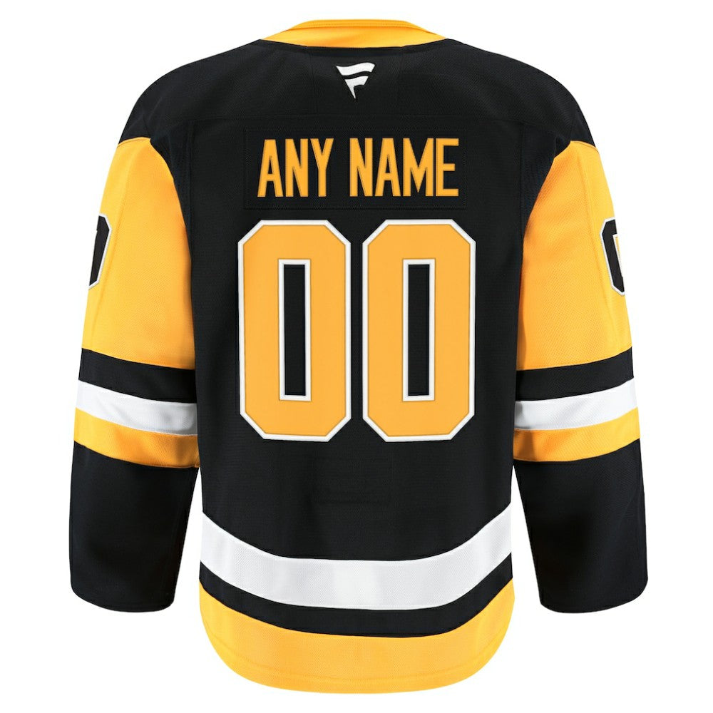 Pittsburgh Penguins Fanatics Home Authentic Pro Custom Jersey - Black Jerseys
