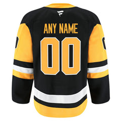 Pittsburgh Penguins Fanatics Home Authentic Pro Custom Jersey - Black Jerseys