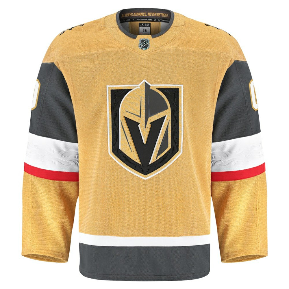Vegas Golden Knights Fanatics Home Authentic Pro Custom Jersey - Gold Jerseys
