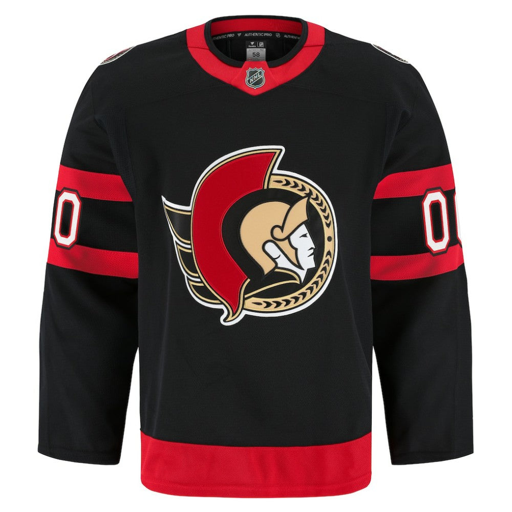 Ottawa Senators Fanatics Home Authentic Pro Custom Jersey - Black Jerseys
