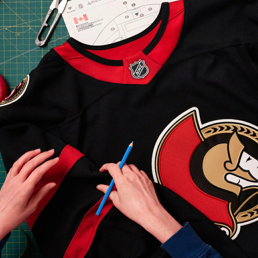 Ottawa Senators Fanatics Home Authentic Pro Custom Jersey - Black Jerseys