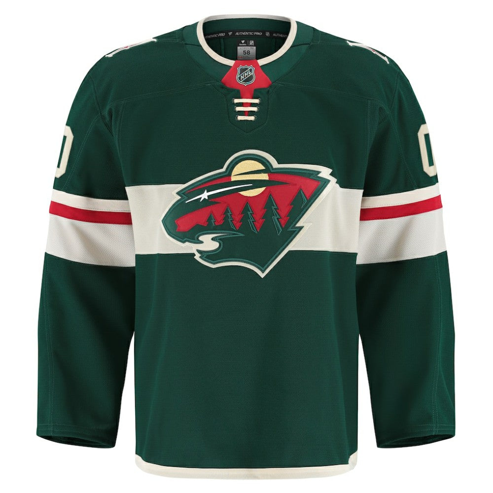 Minnesota Wild Fanatics Home Authentic Pro Custom Jersey - Green Jerseys