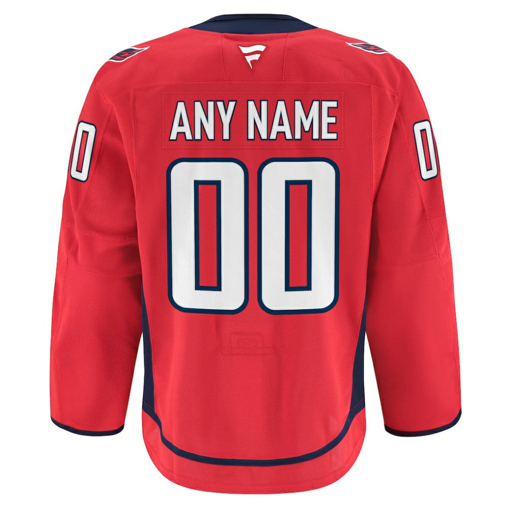Washington Capitals Fanatics Home Authentic Pro Custom Jersey - Red Jerseys