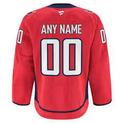 Washington Capitals Fanatics Home Authentic Pro Custom Jersey - Red Jerseys