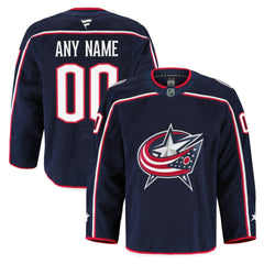 Columbus Blue Jackets Fanatics Home Authentic Pro Custom Jersey - Navy Jerseys