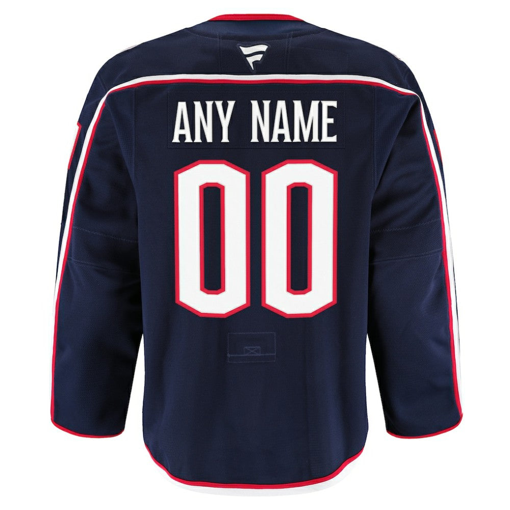 Columbus Blue Jackets Fanatics Home Authentic Pro Custom Jersey - Navy Jerseys