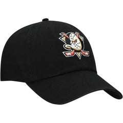 Anaheim Ducks '47 Core Logo Clean Up Adjustable Hat - Black Hats