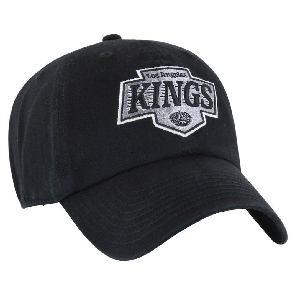 Los Angeles Kings '47 Core Logo Clean Up Adjustable Hat - Black Hats