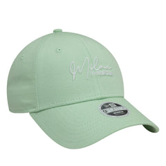 AC Milan New Era Women's Script 9FORTY Adjustable Hat - Light Green discount