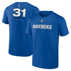 Klay Thompson Dallas Mavericks Behind The Back Name & Number T-Shirt - Blue for sale
