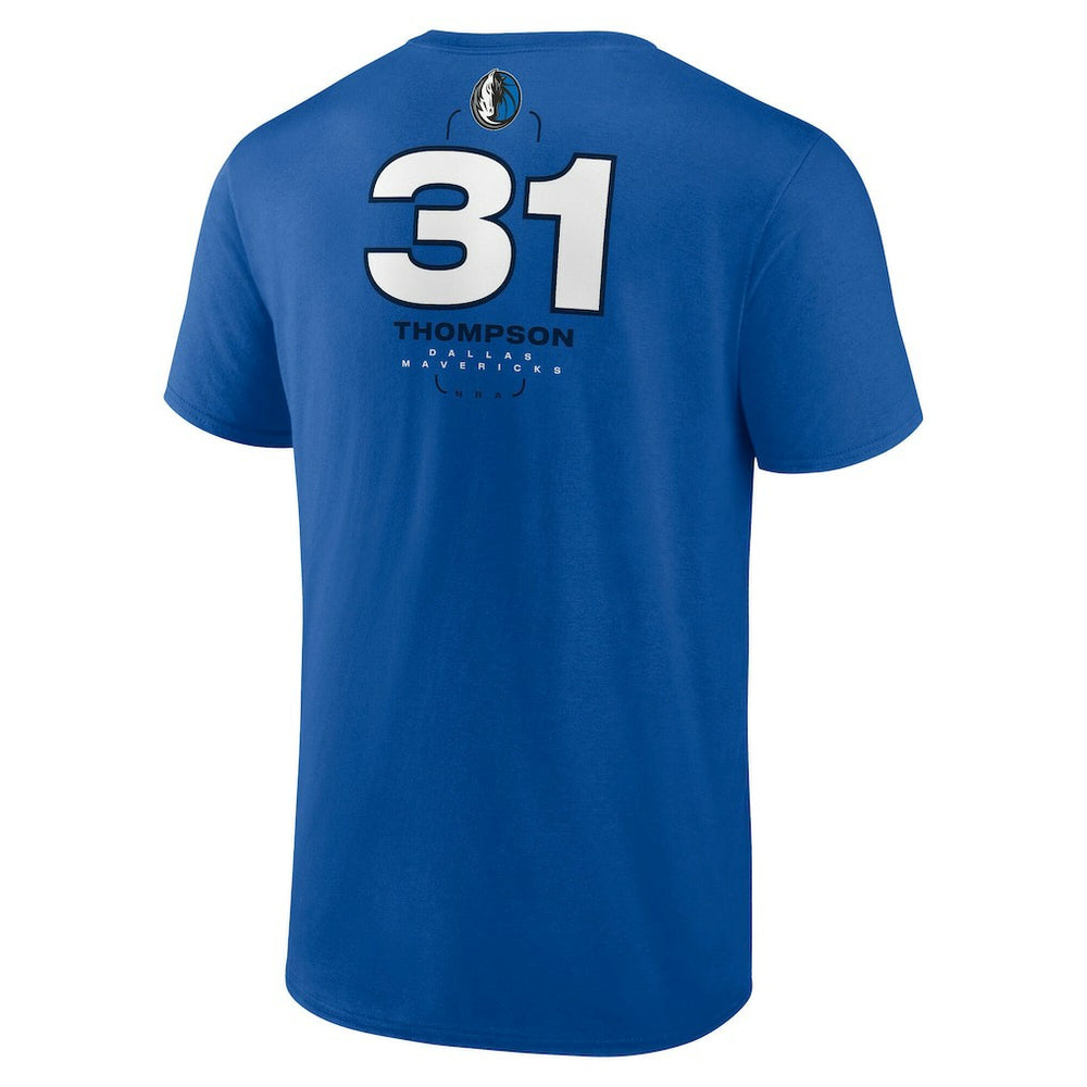 Klay Thompson Dallas Mavericks Behind The Back Name & Number T-Shirt - Blue for sale