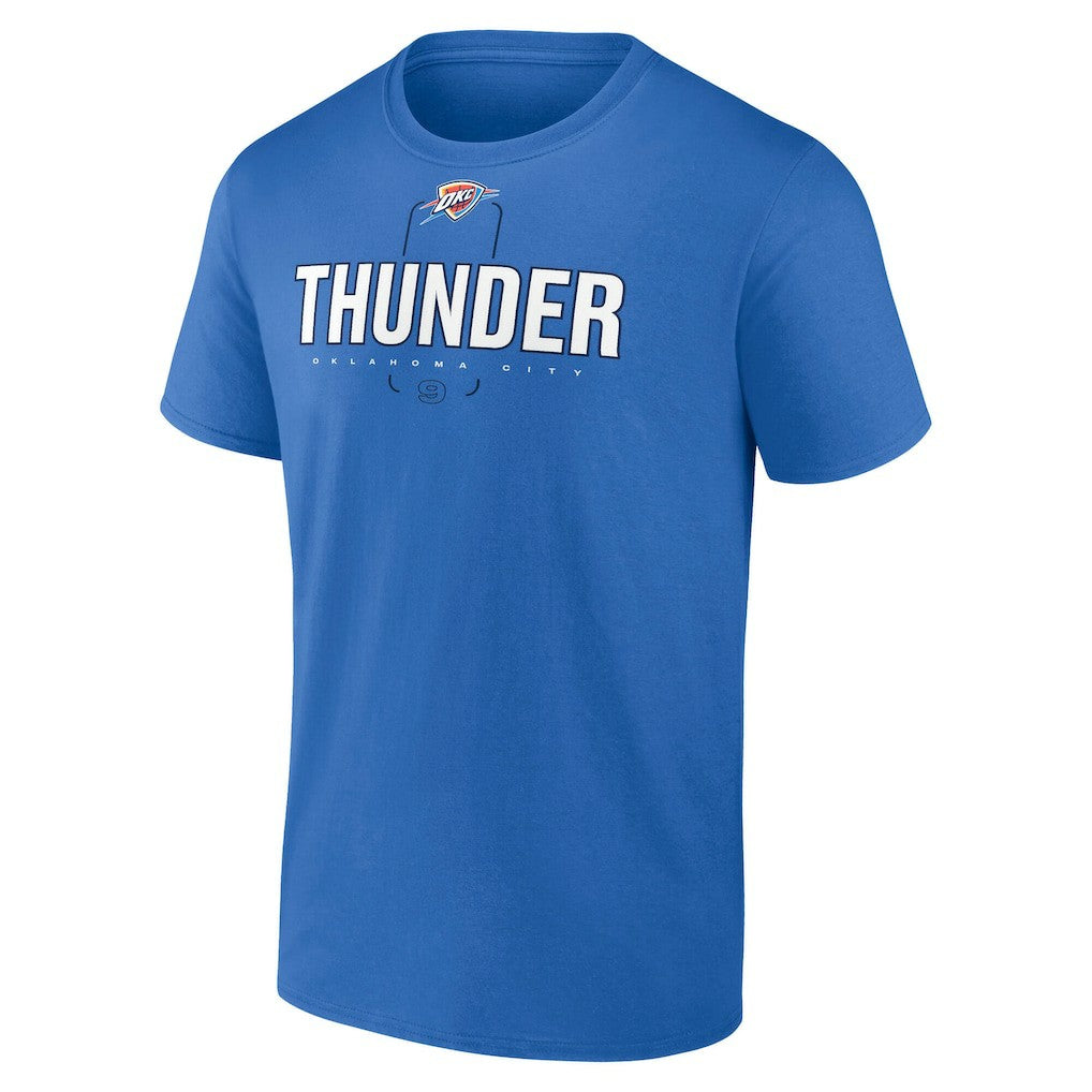 Alex Caruso Oklahoma City Thunder Behind The Back Name & Number T-Shirt - Blue cheap