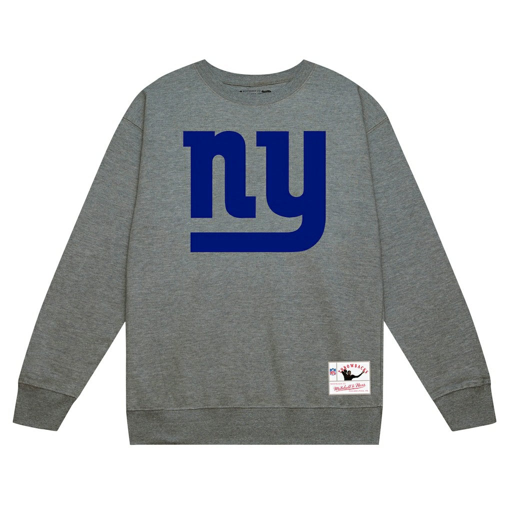 New York Giants Basic Fleece Pullover Sweatshirt - Heather Gray outlet
