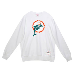 Miami Dolphins Basic Fleece Pullover Sweatshirt - White outlet