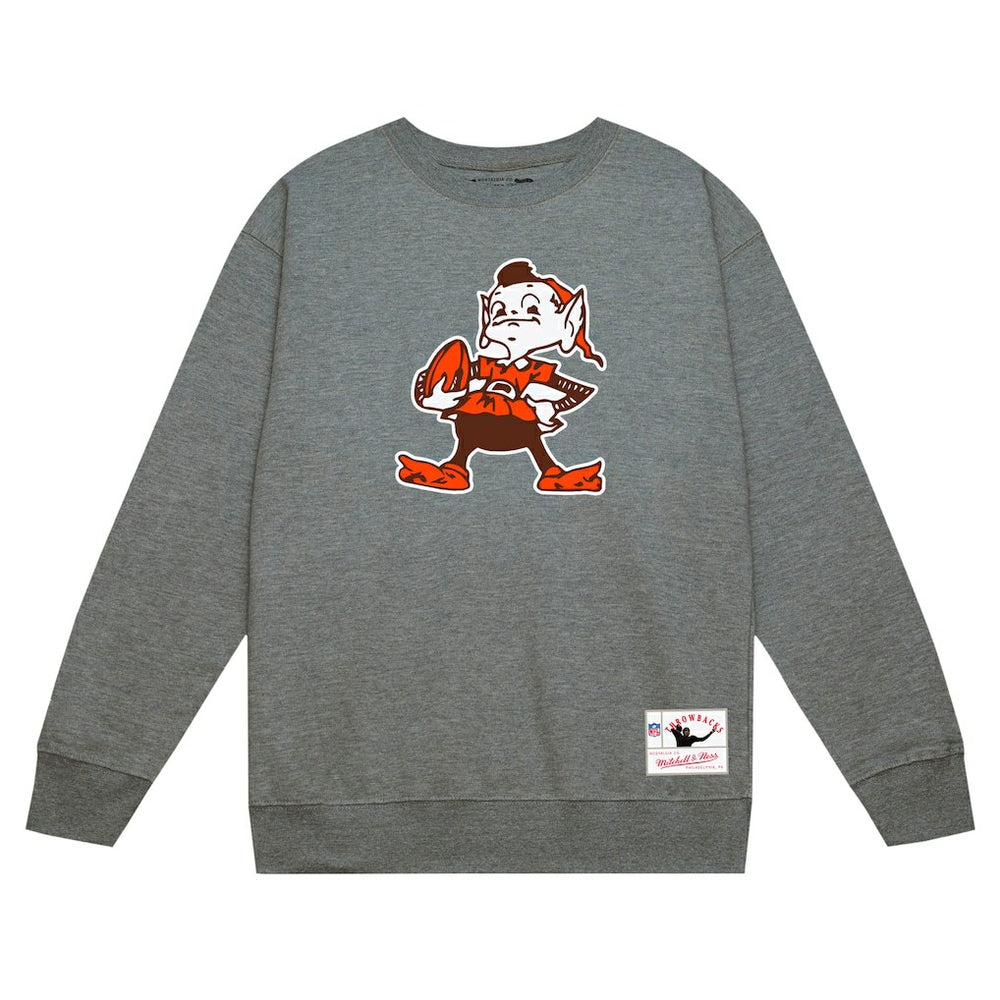 Cleveland Browns Basic Fleece Pullover Sweatshirt - Heather Gray sale