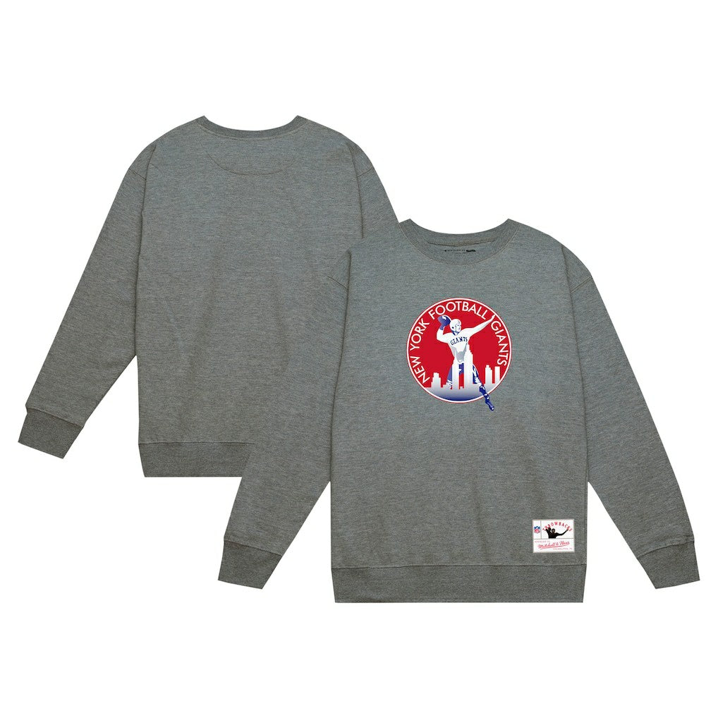 New York Giants Basic Fleece Pullover Sweatshirt - Heather Gray online