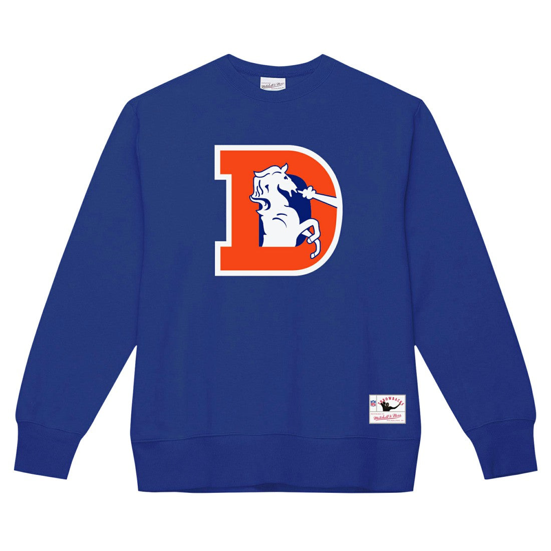 Denver Broncos Basic Fleece Pullover Sweatshirt - Royal outlet