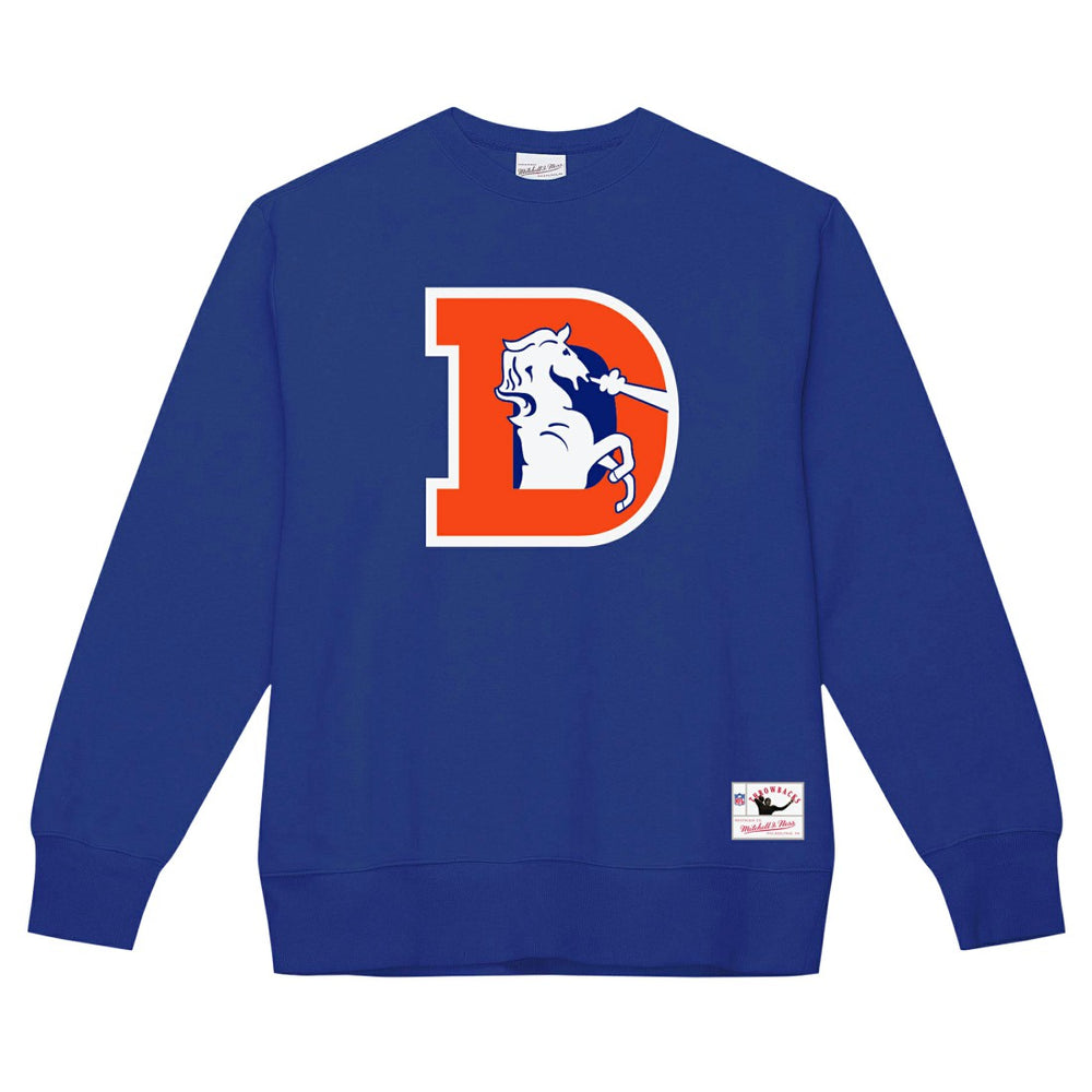 Denver Broncos Basic Fleece Pullover Sweatshirt - Royal outlet