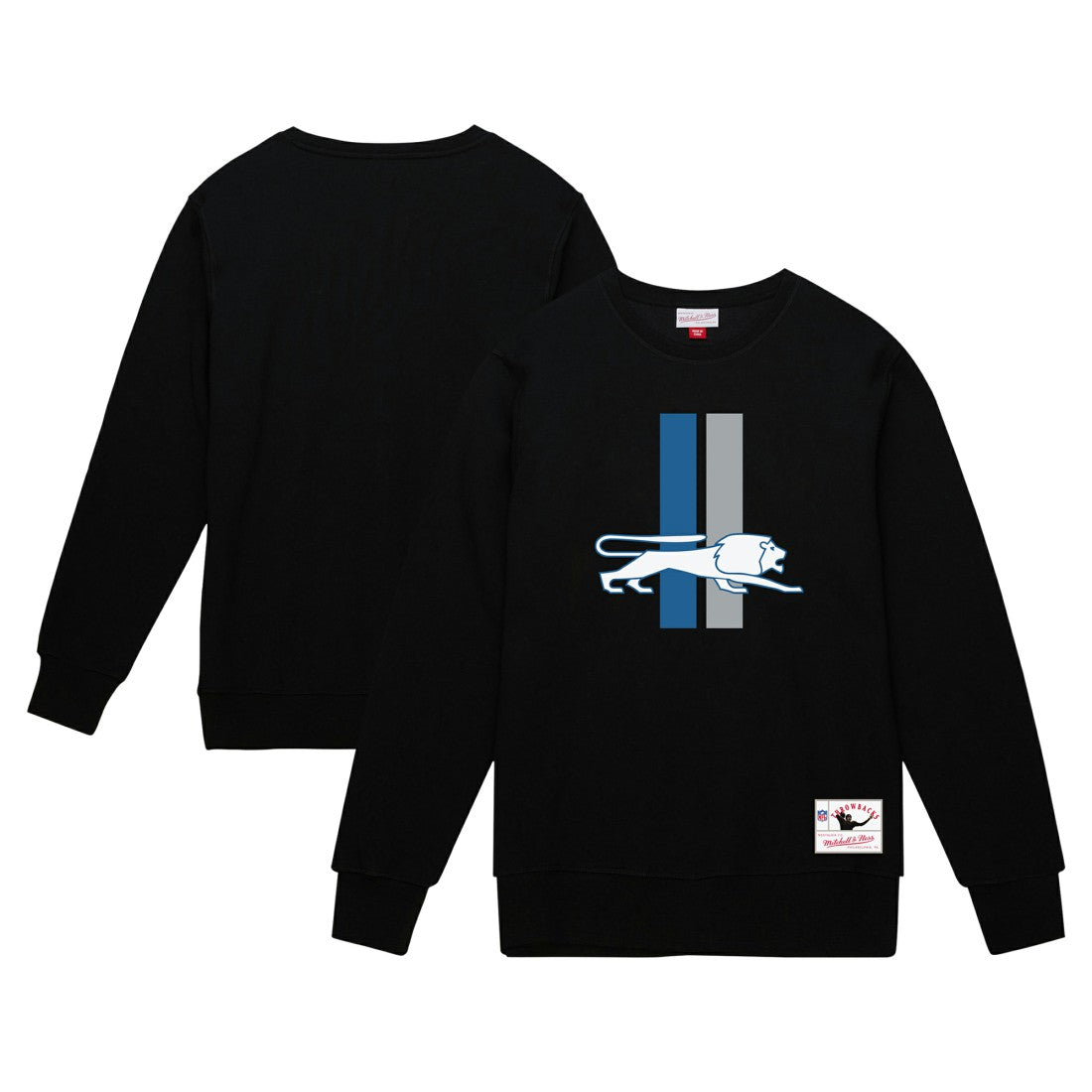 Detroit Lions Basic Fleece Pullover Sweatshirt - Black discount