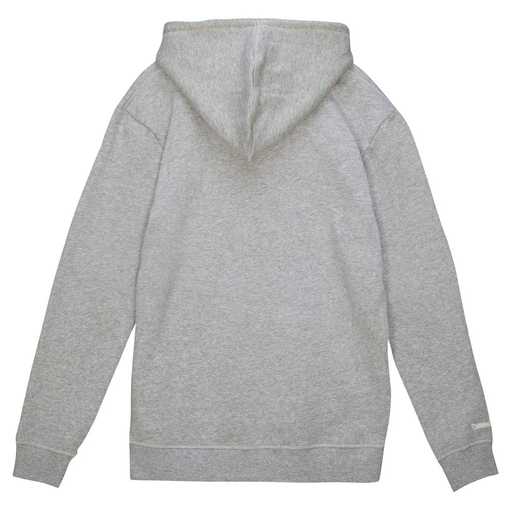 New England Patriots Helmet Logo Vintage Pullover Hoodie - Heather Gray on sale