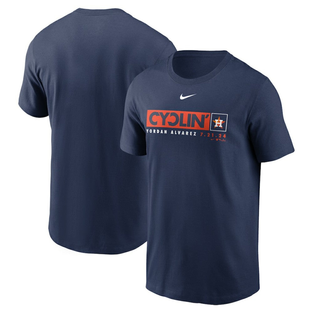Yordan Alvarez Houston Astros Hit For The Cycle T-Shirt Navy