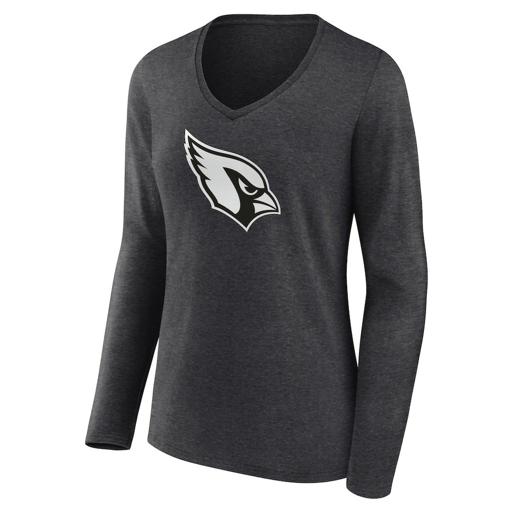 Arizona Cardinals Women's Personalized Name & Number Monochrome V-neck T-Shirt - Charcoal cheap