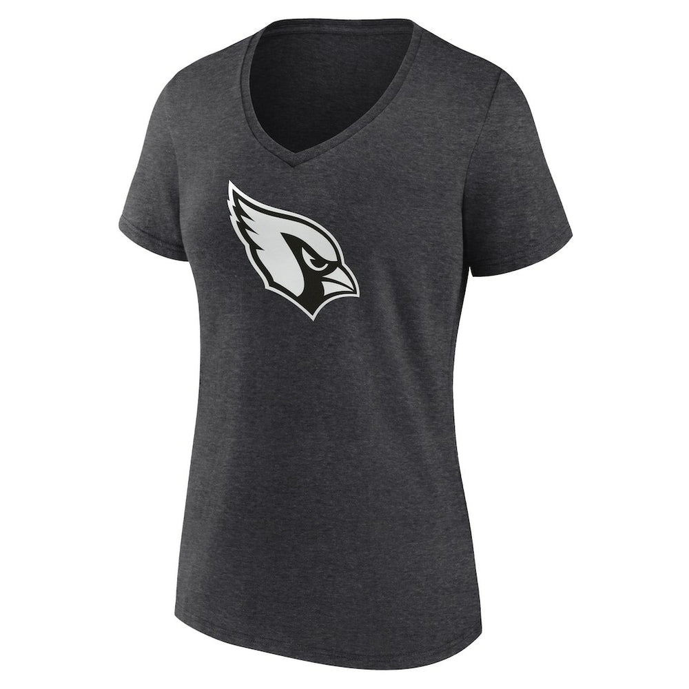 Arizona Cardinals Women's Personalized Name & Number Monochrome V-Neck Long Sleeve T-Shirt - Charcoal on sale