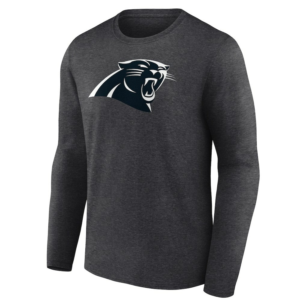 Carolina Panthers Personalized Name & Number Monochrome Long Sleeve T-Shirt - Charcoal online